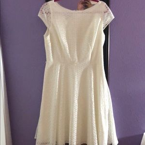 White lace dress